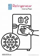 Refrigerator Coloring Pages For Kids – Free Printables  Art & Craft sketch template