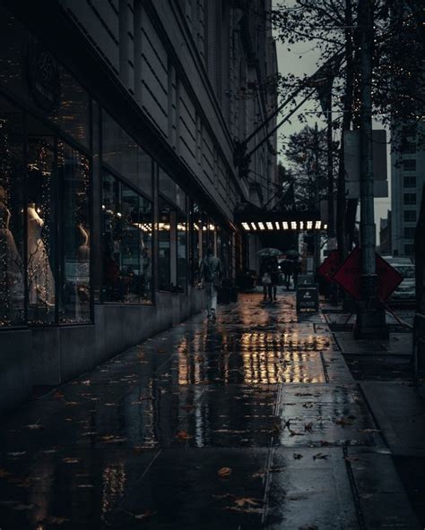 Rainy Street Photo | Street photography urban, City streets photography ...