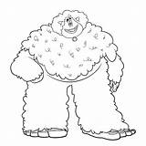 Yeti Coloring Pages  Cool sketch template