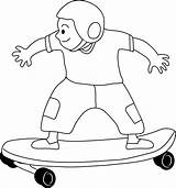 Skateboarding Logo Coloring Pages sketch template