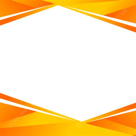 Orange Geometric PNG Picture, Yellow Orange Abstract Transparent Background Geometric, Yellow ...