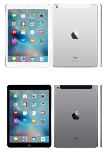 Apple iPad Air (A1475) (Space Gray/Silver) (16GB/32GB/64GB/128GB) (WiFi + 4G) | eBay