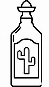 Tequila Bottle coloring Page  ColouringPages sketch template