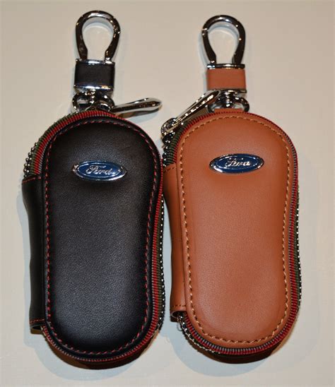 Ford Car Key Cover ,leather Key Fob Wallet, Leather Car Key Pouch ...