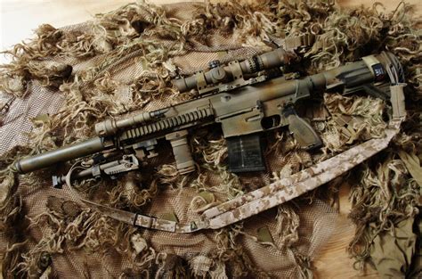 Military Armament | HK417. Marksman rifle. DEVGRU setup.