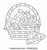 Vector Contour Peony Rose Flowers Bud De Stock Libre  sketch template