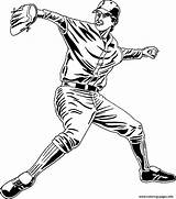 Baseball Coloring Pages Free Printable sketch template