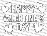Easy Valentine Coloring Pages sketch template