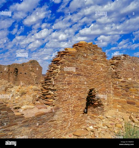 Ruins, Penasco Blanco, Chaco Culture National Historical Park, New ...