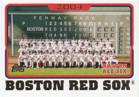 2004 Boston Red Sox World Series Winners | Red sox world series, Boston ...