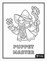 Three New Coloring Sheets  Including The Puppet Master Fandom sketch template
