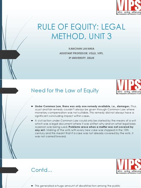 Rules of Equity | PDF | Equity (Law) | Laches (Equity)