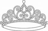 Princess Crowns Coloring Pages sketch template