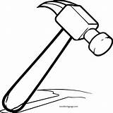 Carpenter Hammer Coloring Page  Wecoloringpagecom sketch template