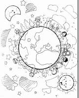International Kids Coloring Pages sketch template