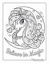Magical Unicorn Coloring Pages For Kids & Adults  Winged unicorn sketch template