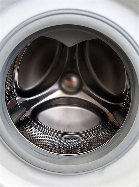 white front-load dryer, washing machine, white, drum, laundry, wash ...