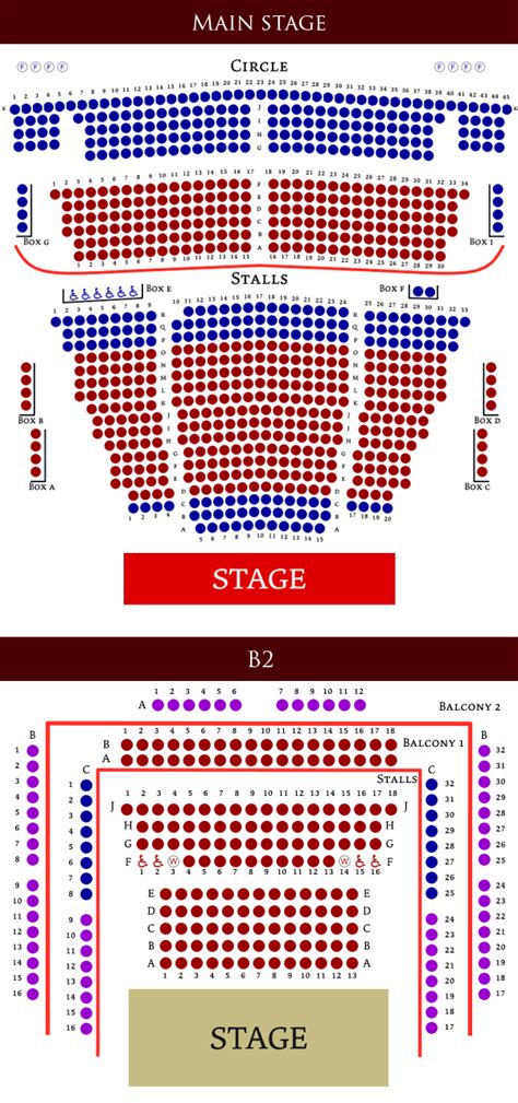 Belgrade Theatre, Coventry | Seating Plan, view the seating chart for the Belgrade Theatre