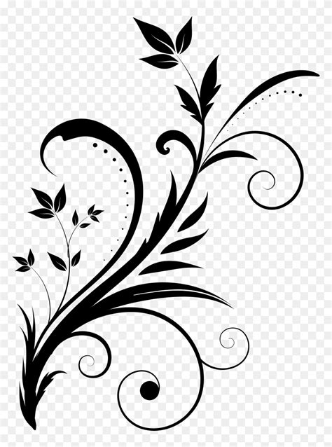 Drawing Clip Art - Black Swirl Clipart - FlyClipart