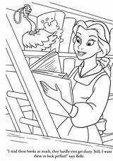 Disney Princesses Belle Coloring Pages >> Disney Coloring sketch template