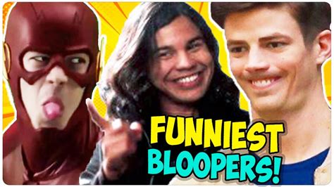 THE FLASH Bloopers That Are Even Better Than The Show - YouTube