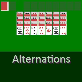 Play Alternations Solitaire Card Game Online