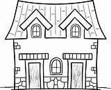 Fairytale old House coloring Page Illustration Isolated 8382278 Vector  sketch template