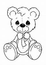 Teddy Bear Coloring Pages sketch template