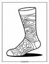 75  Sock Coloring Pages For Kids & Adults Free Printable PDFs sketch template