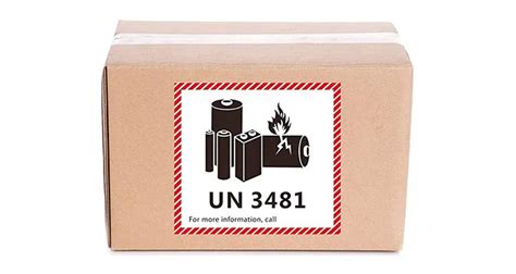 Printable Un3481 Label Download - Un3480 Un3481 Lithium Batteries Shipping Caution Label Buy ...