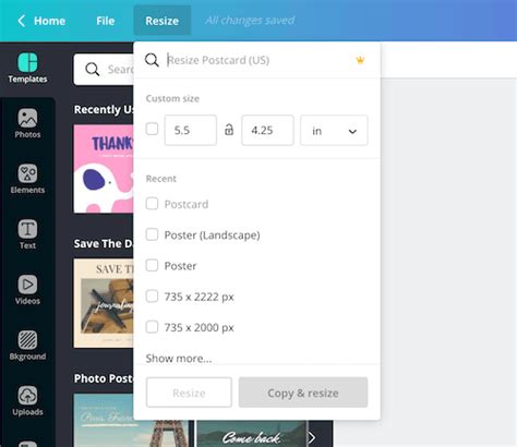 How to Resize a Document in Canva with the Free Version - Adventures with Art