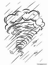 Tornado Coloring Pages Printable For Free Download sketch template