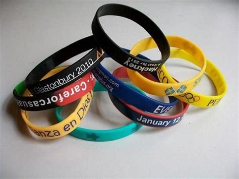 Rubber Bracelets, Silicone Bracelets, Rubber Wristbands , Custom ...