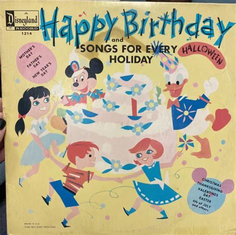 Walt Disney Happy Birthday Song FOR SALE! - PicClick UK