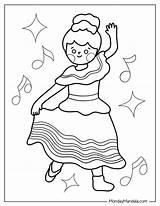 26 Dancing Coloring Pages Free PDF Printables sketch template