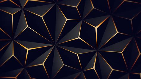 Triangle Solid Black Gold 4k Triangle Solid Black Gold 4k wallpapers | Gold abstract wallpaper ...