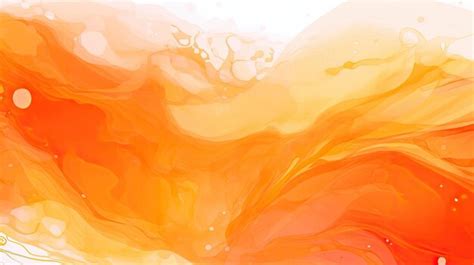 Premium AI Image | Splashing watercolor background gradient of orange