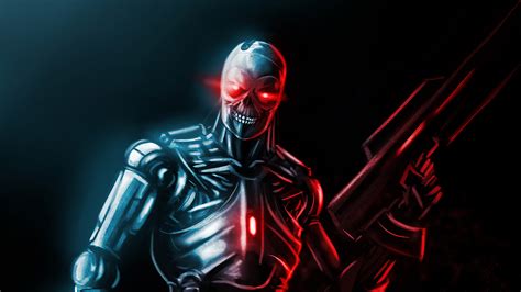 Assassin Machine From Terminator Series 4k Wallpaper,HD Artist ...