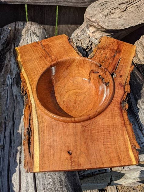 Natural edge winged mesquite bowl in 2021 | Natural edge, Wood turned bowls, Bowl