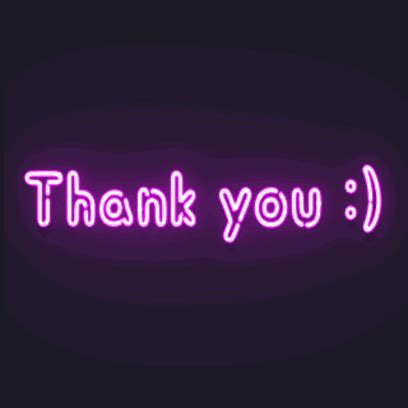 Neon Sign English GIF – Neon sign English Thank you – discover and share GIFs