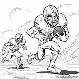 Free Coloring Pages For Children Football sketch template