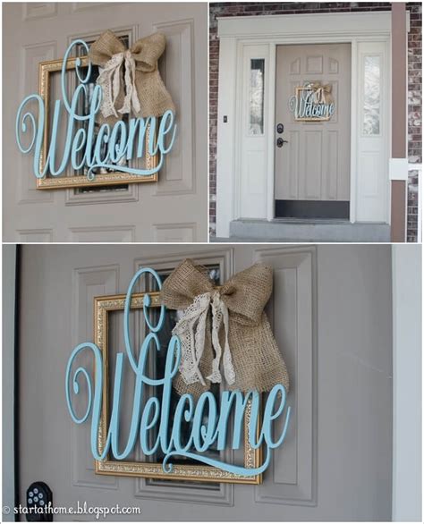 10 DIY Welcome Signs for Your Front Door or Porch