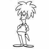Sideshow Bob Simpsons Coloring Pages Sketch Page sketch template