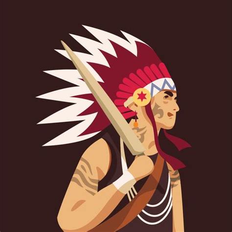 Indigenous People 242244 Vector Art at Vecteezy