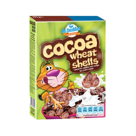 MR BREAKFAST COCOA WHEAT SHELLS 375GR - Πραματευτής