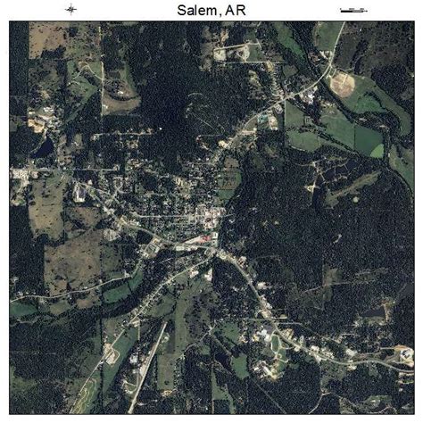 Aerial Photography Map of Salem, AR Arkansas