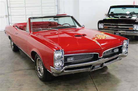 1967 Pontiac GTO 99611 Miles Regimental Red Convertible for sale ...