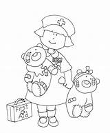 Nurse Coloring Pages sketch template