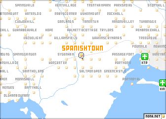 Spanish Town (Jamaica) map - nona.net