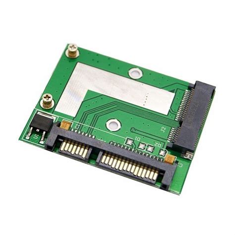 Mini PCIE SATA mSATA to Standard 22 Pin SATA3 Adapter Card Module - MODDIY